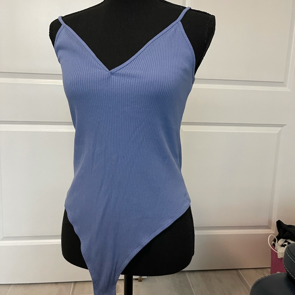 Pacsun Me To We Periwinkle Body Suit